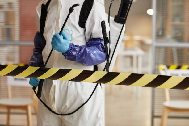 Professional Biohazard Cleanup technician working in Bethlehem, NH